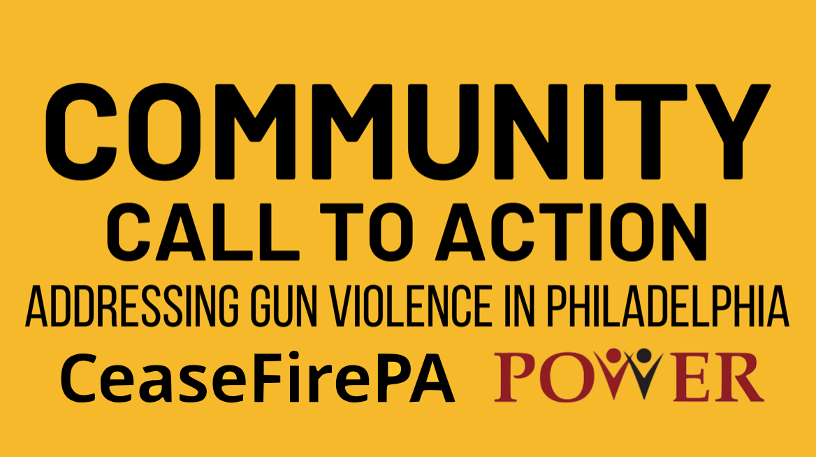 Community Call to Action: Addressing Gun Violence in Philly